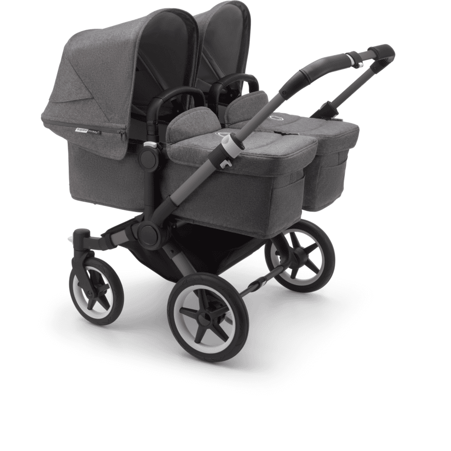 bugaboo Carro gemelar Donkey 5 Twin Complete Graphite/Grey Melange