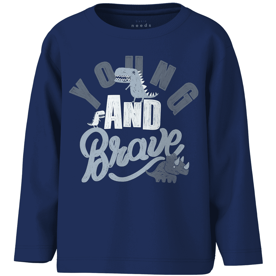 name it T-shirt à manches longues Nmmvictor Sodalite Blue