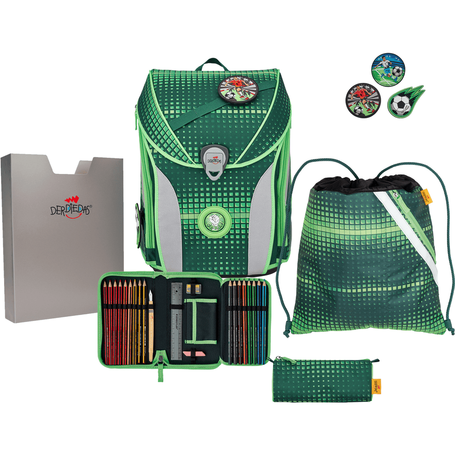 DerDieDas ® Ergoflex Max Soccer Green , 5 szt.