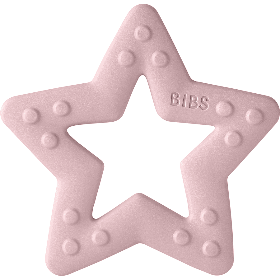 BIBS® Gryzak Baby Bitie Star od 3 miesiąca różowy Plum 