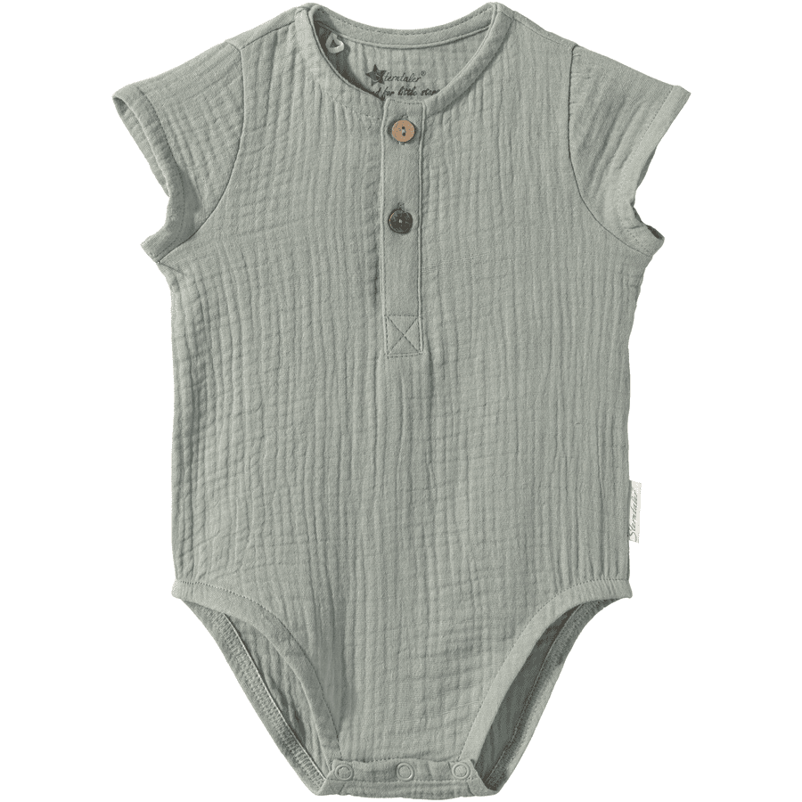 Sterntaler Body bébé boutonné vert pierre 