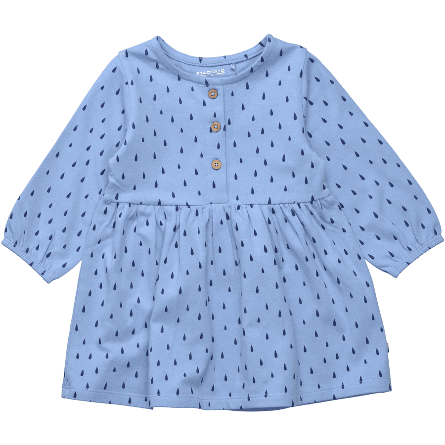 STACCATO  Robe bébé bleu à motifs