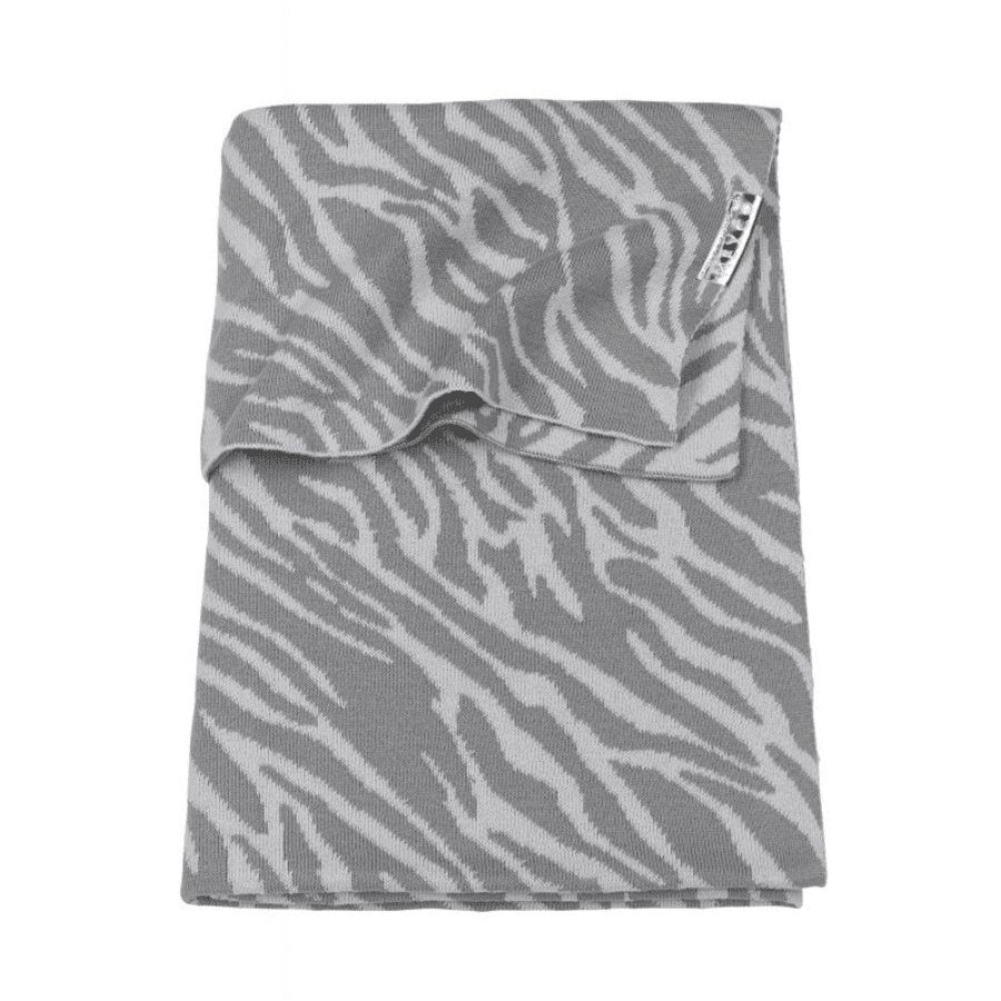 Meyco Babytæppe zebra grå 100 x 150 cm