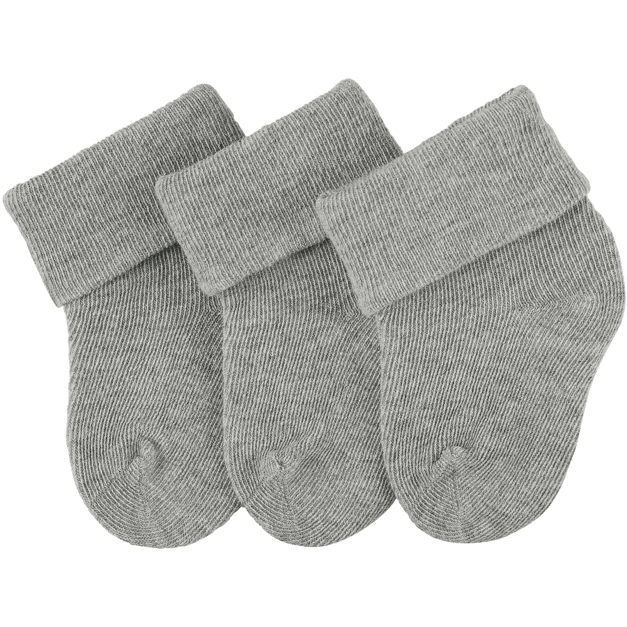 Sterntaler Chaussettes bébé mélange argenté lot de 3