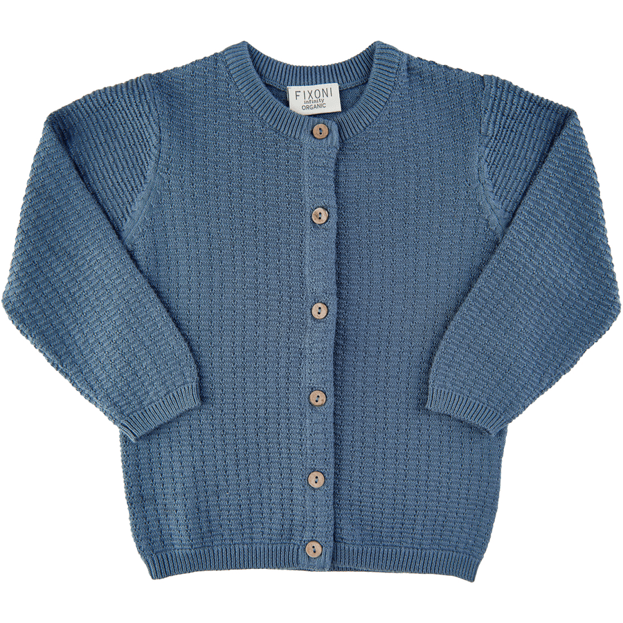 FIXONI Cardigan en tricot bleu Chine 