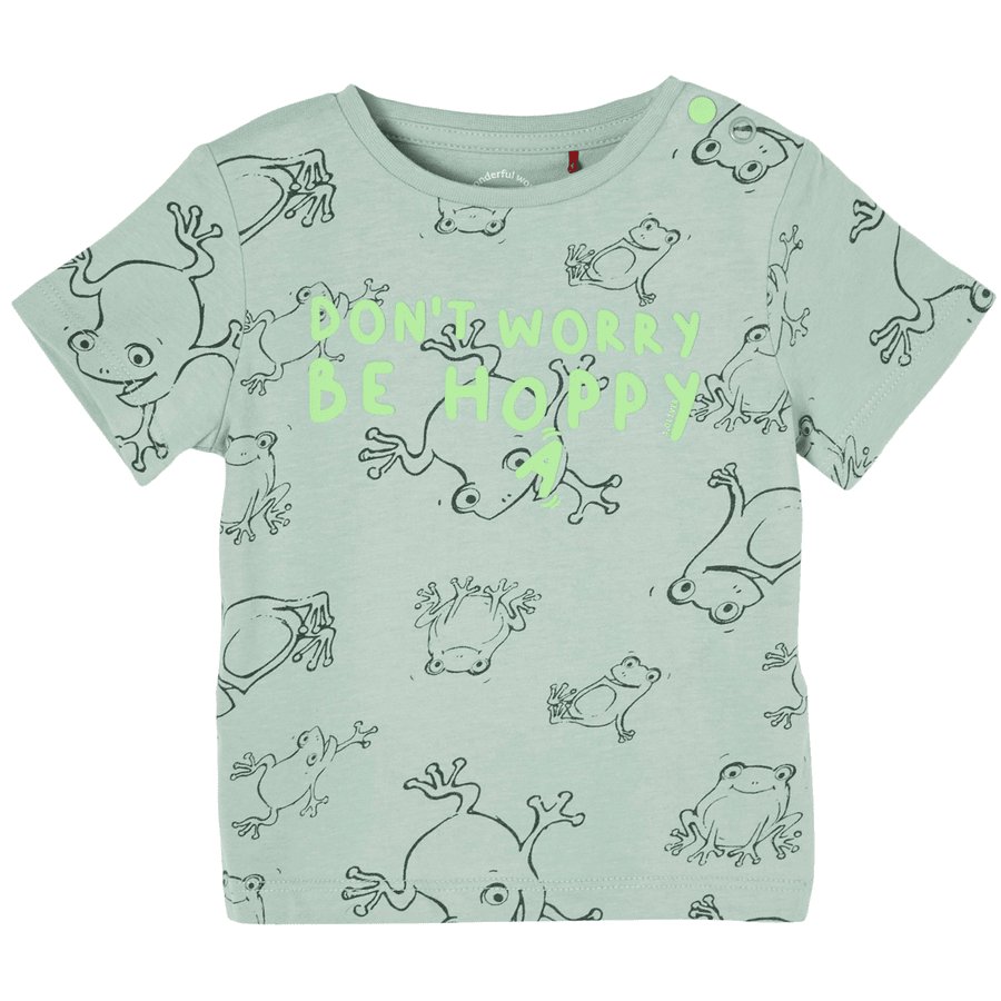 s. Olive r T-shirt med frø Print 