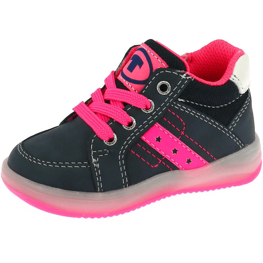 TOM TAILOR Chaussures basses navy-neon pink