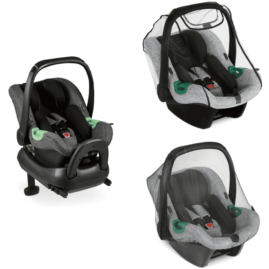 ABC Design Babyskydd Tulip Asphalt inkl. Isofix Base &amp; tillbehör