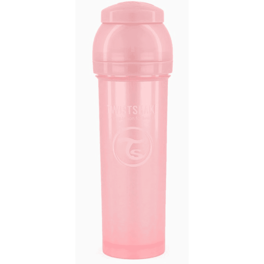 Twist shake  Antikoliek zuigfles vanaf 0 maanden 330 ml, Pearl Roze