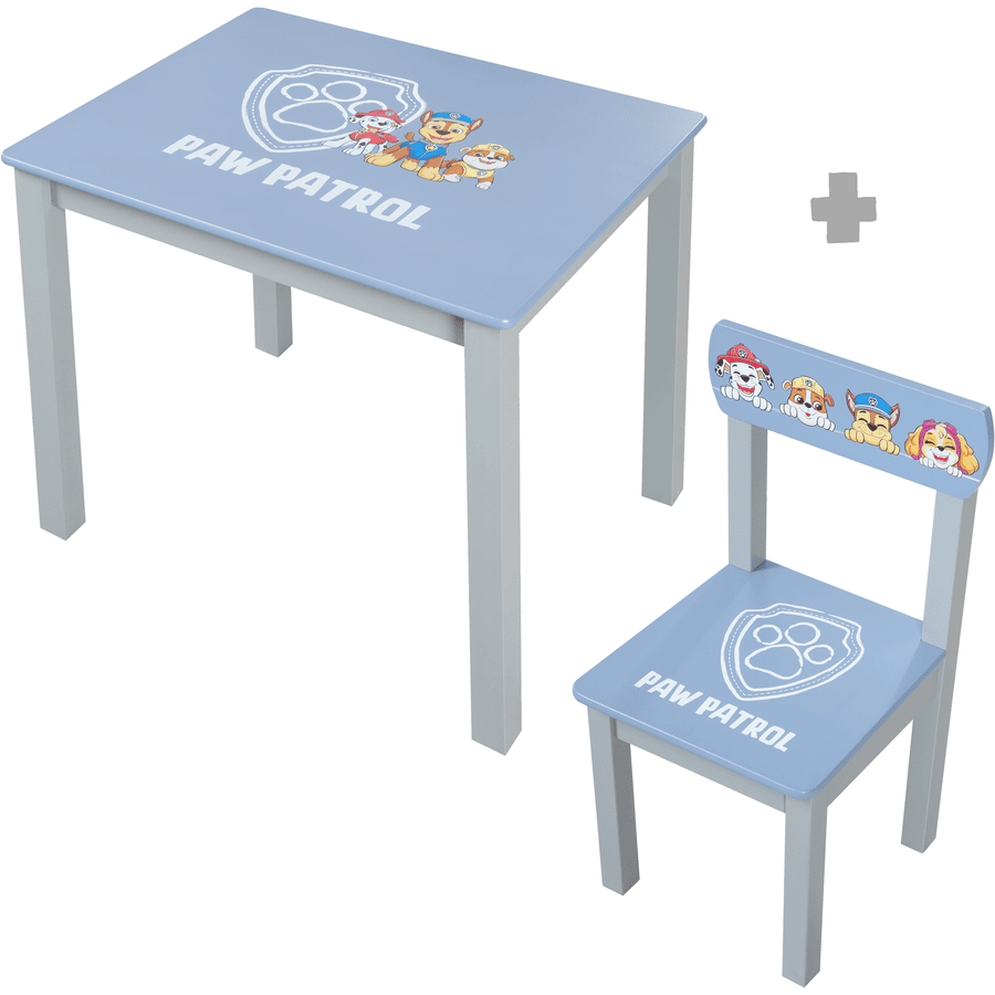 roba Kinderzitgroep Paw Patrol set van 2 blauw grijs