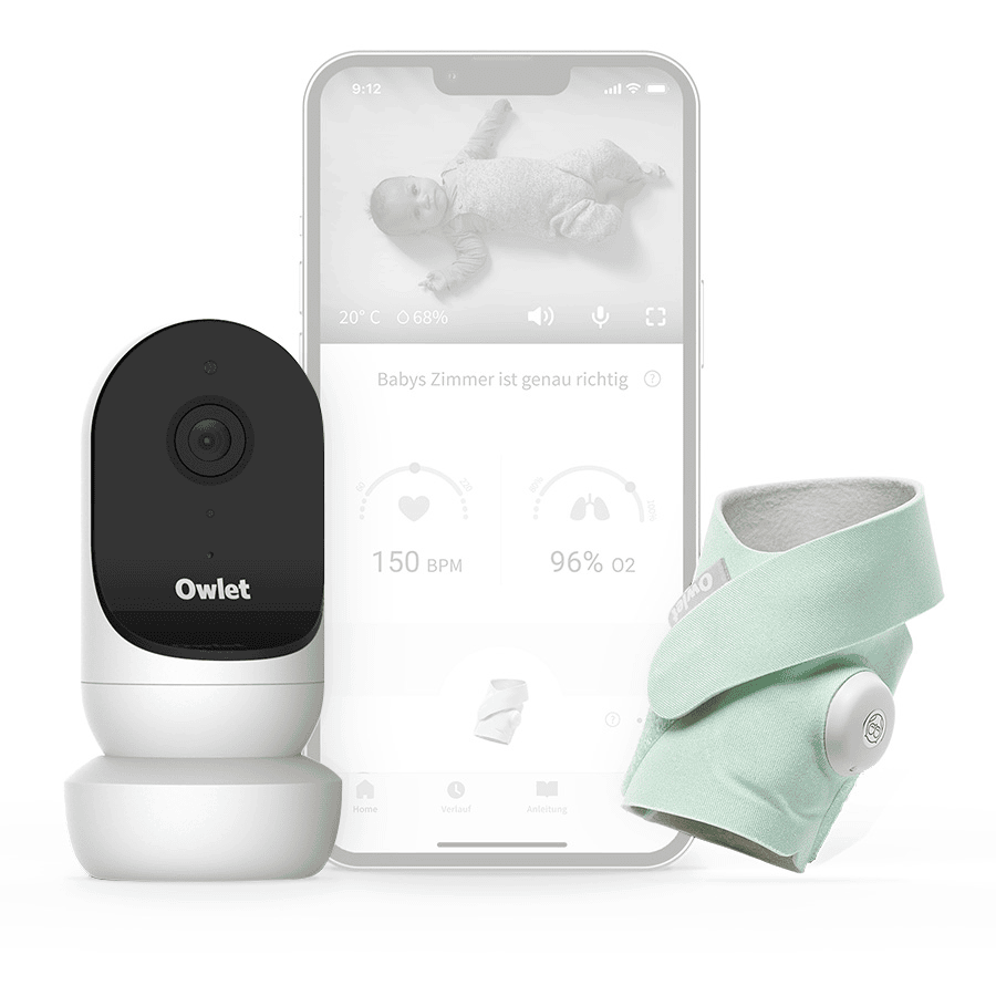 Owlet Monitor Duo: Smart Sock 3 og kamera 2 mint