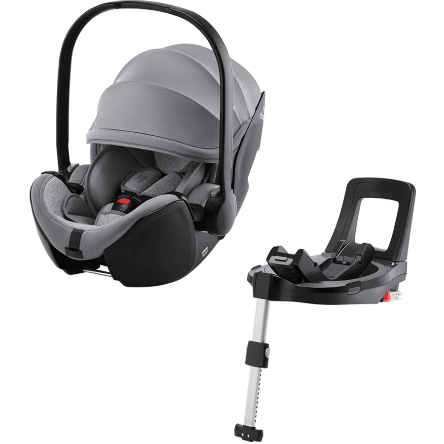Britax Römer Babyschale Baby-Safe 5Z2 Grey Marble mit Basisstation Flex Base 5Z