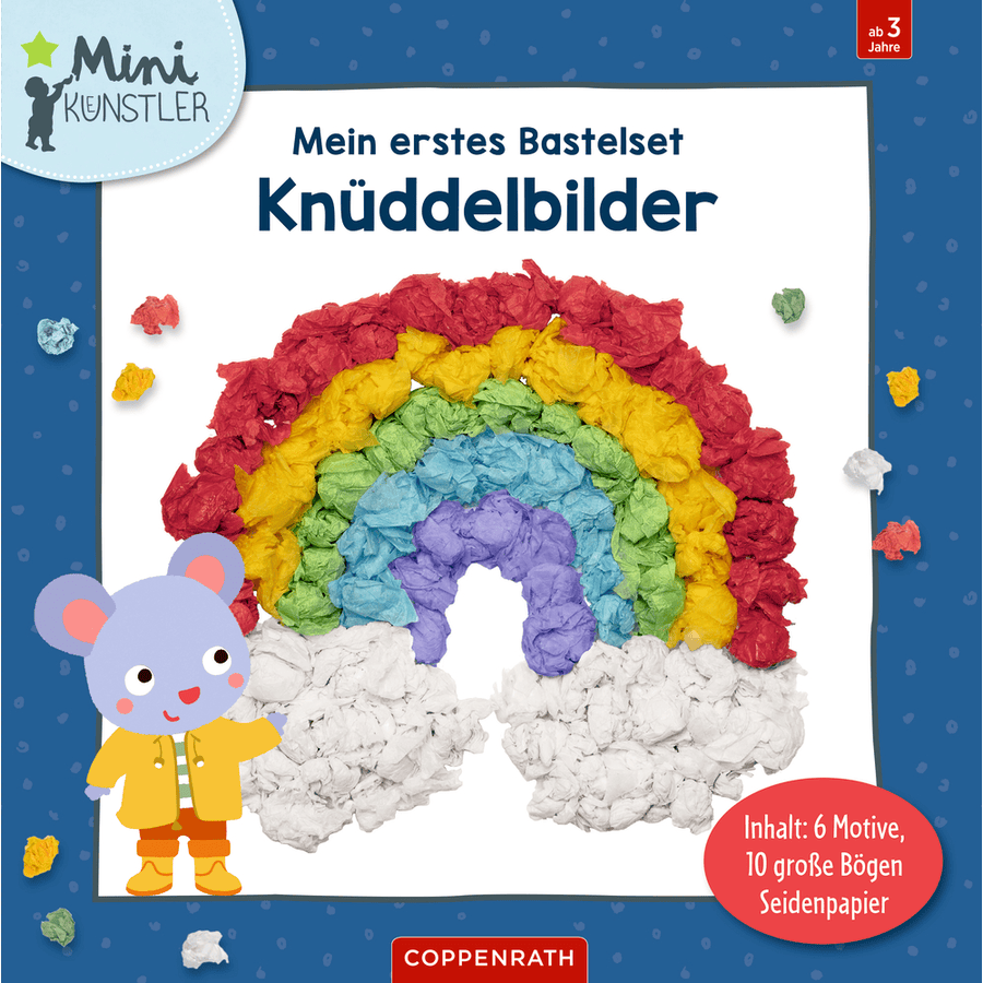 Coppenrath Mijn 1e handwerkset: Knüddelbilder regenboog (minikunstenaars)