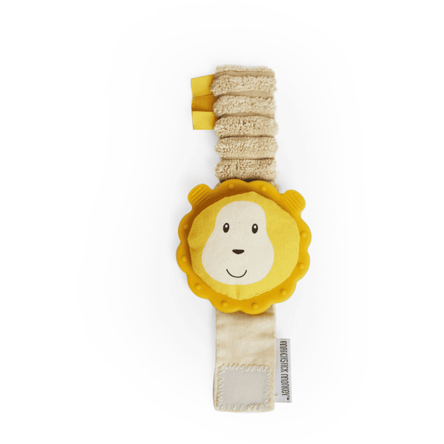 MATCHSTICK MONKEY™ Anneau de dentition bracelet lion Ludo