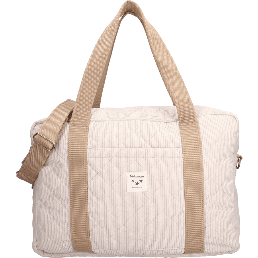 Kidzroom Care Little Borsa fasciatoio Milano Thinking Thoughts, beige