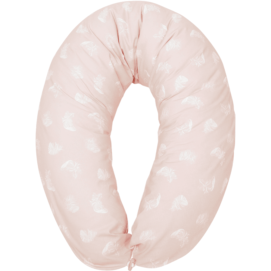 HOBEA-Germany Coussin d'allaitement plumes rose