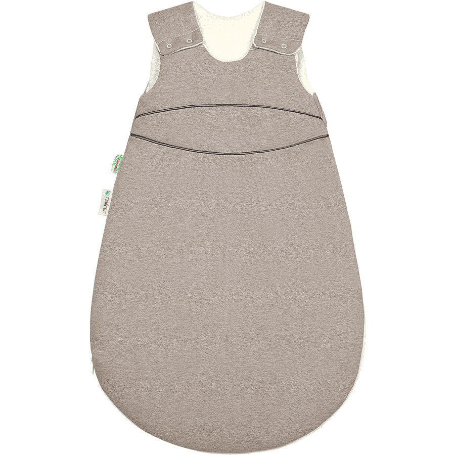 odenwälder Schlafsack Klimasoft warm melange latte 60cm - 110cm