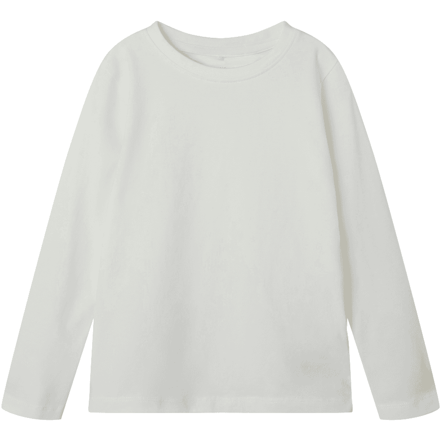 name it Shirt met lange mouwen Nmfvibbi Cloud Dancer