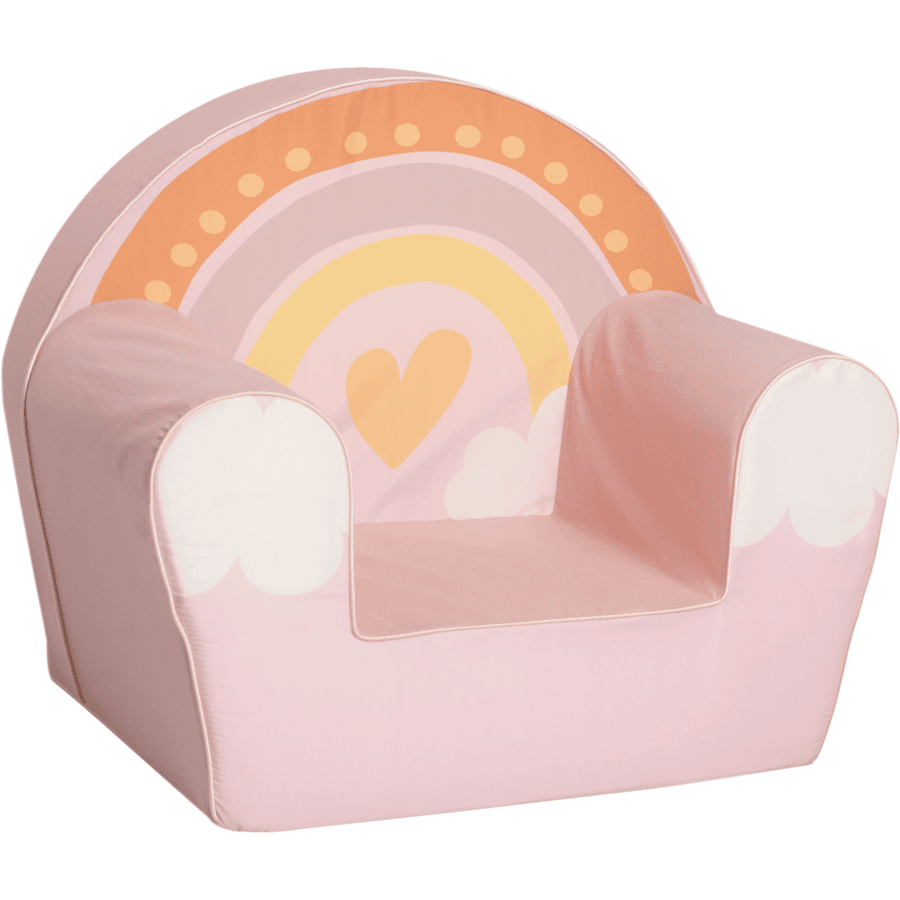 knorr toys® Fauteuil enfant mousse arc-en-ciel