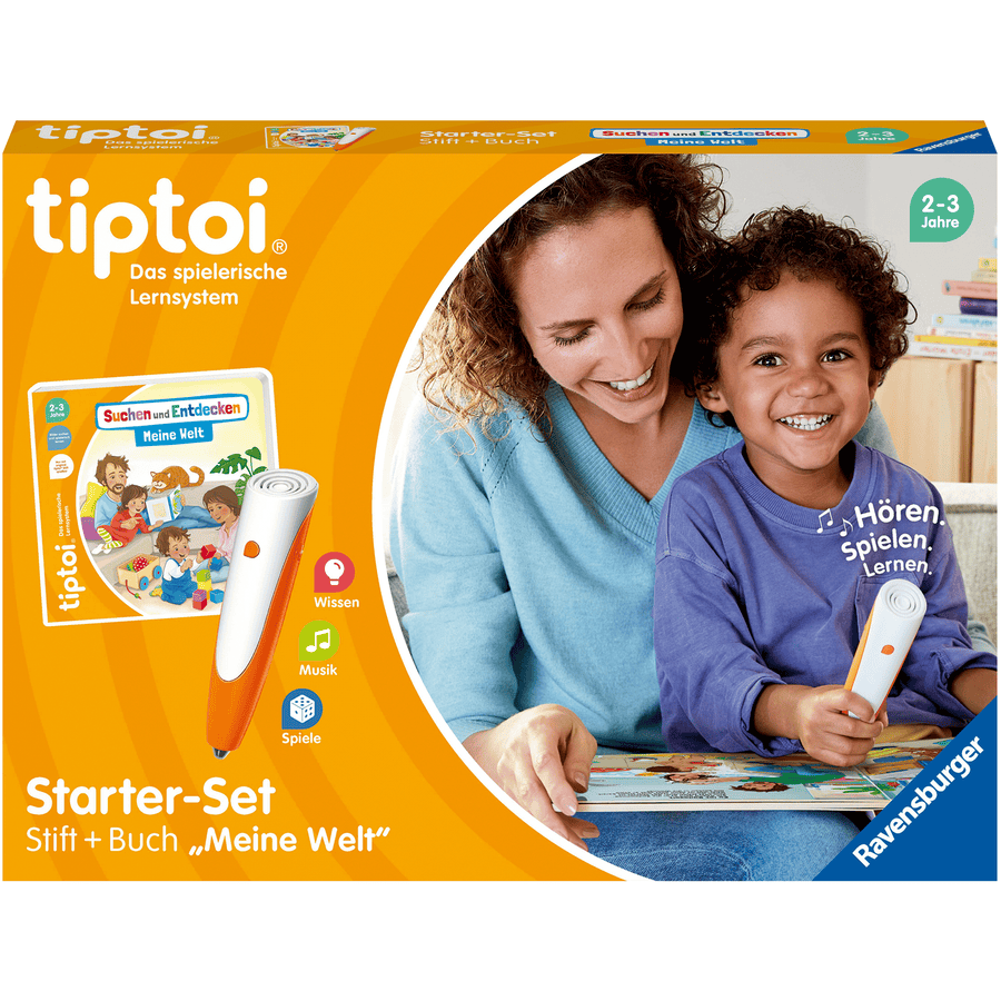 Ravensburger tiptoi® StarterSet Stift und Bilderbuch Meine Welt