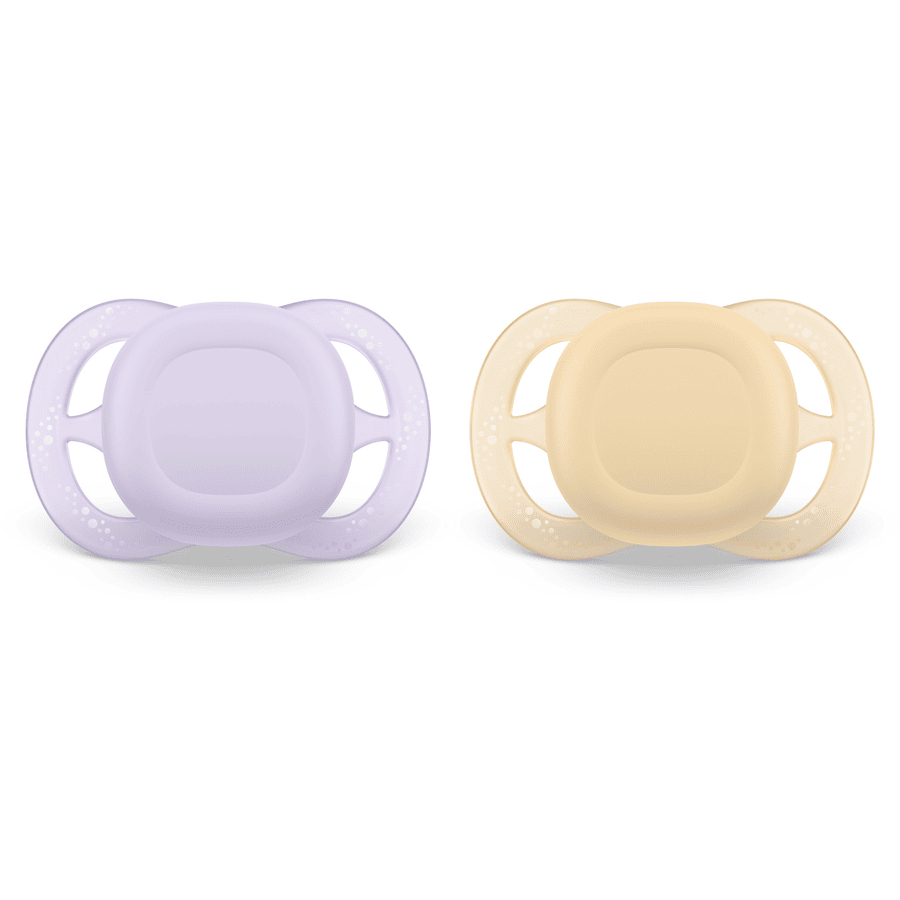 Philips Avent Tétine Ultra Start SCF075/01 en violet/jaune