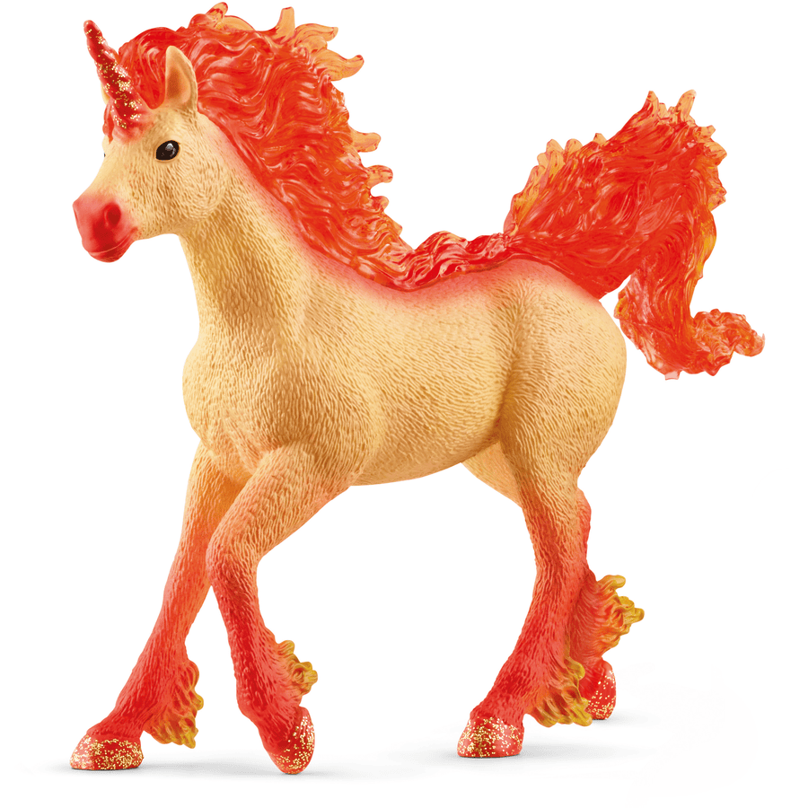 schleich® Figurine étalon licorne de feu Elementa 70756