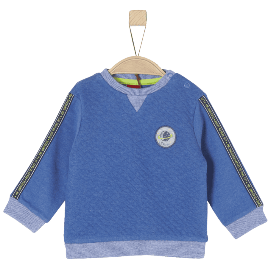 s.Oliver Boys Bluza bluza niebieski melange