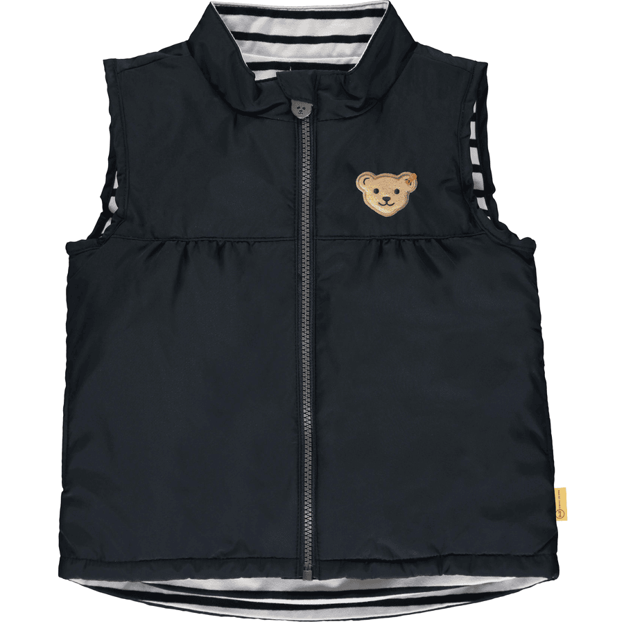 Steiff Girls Gilet, black iris