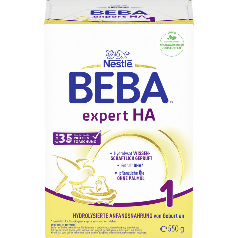 Nestlé Anfangsnahrung BEBA EXPERT HA 1 550 g ab der Geburt