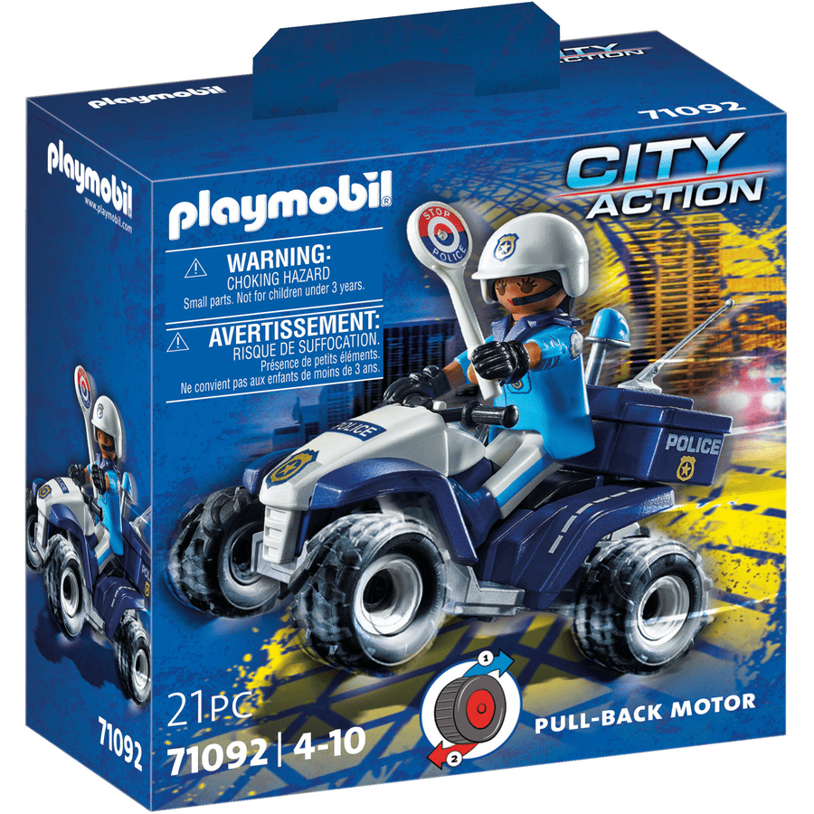 PLAYMOBIL® CITY ACTION Polizei-Speed Quad 71092
