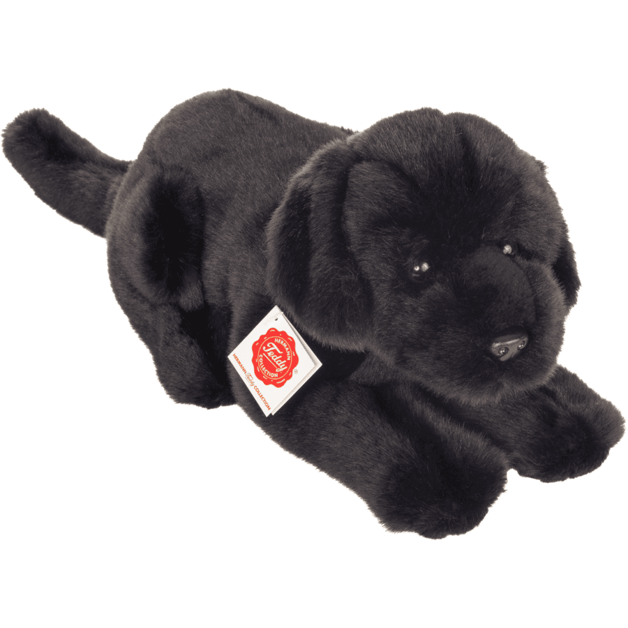 Teddy HERMANN ® Labrador liggande svart 30 cm
