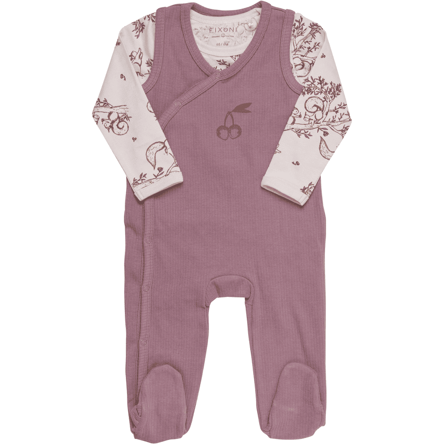 Fixoni romper sæt med top pink