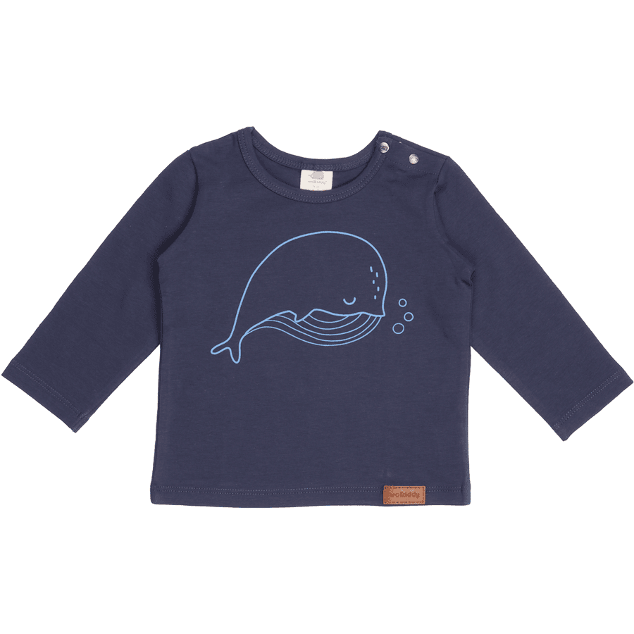 Wal kiddy Maglia, blu con balena