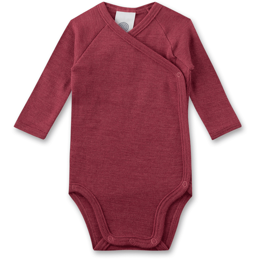 Sanetta Bodysuit med omlott, hallon 