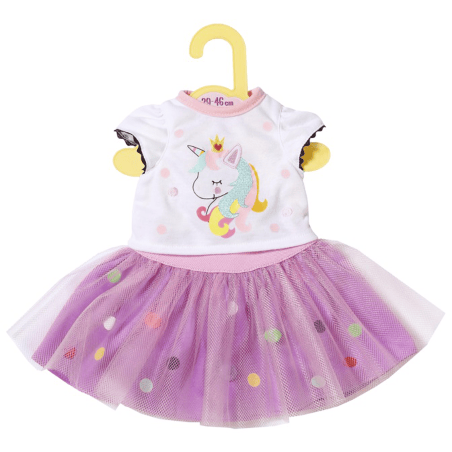 Zapf Creation Dolly Moda Koszulka ze spódniczką, 43cm