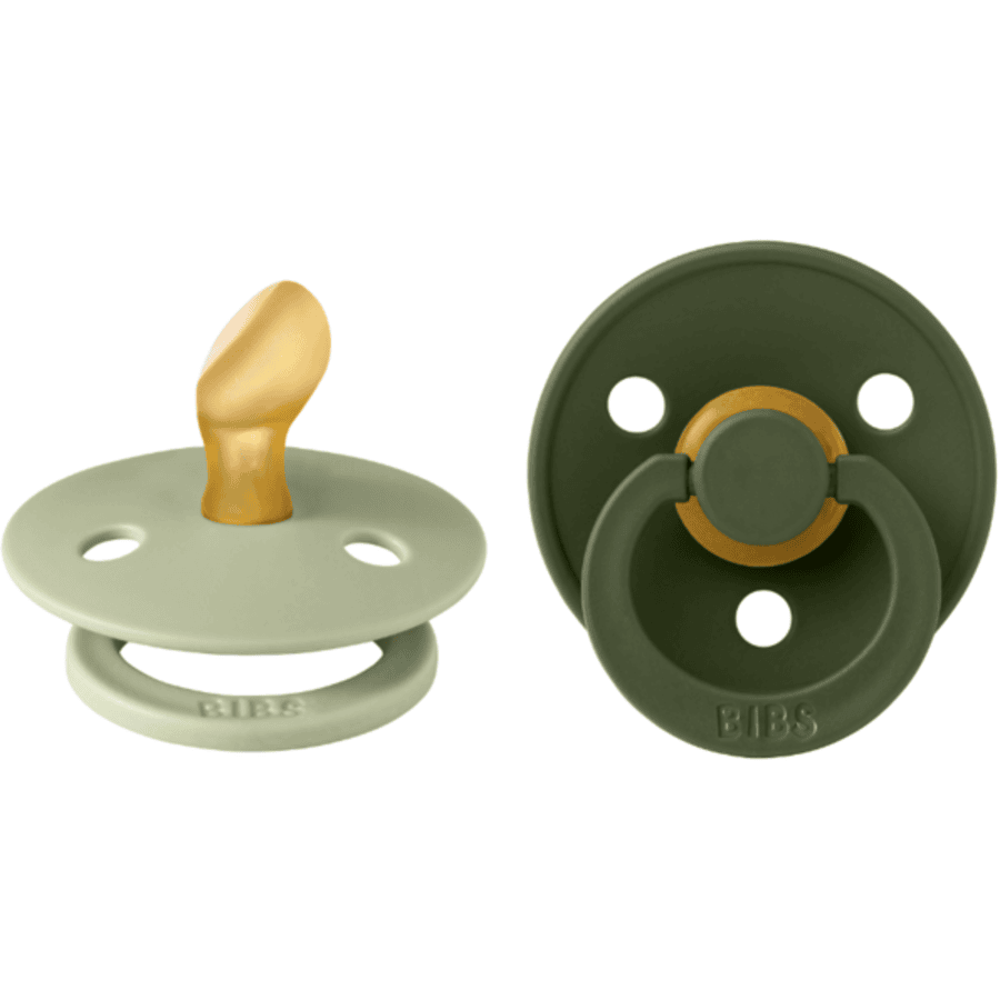 BIBS® Ciuccio Infinity 0-6 mesi Sage &amp; Hunter Green 2 pz.