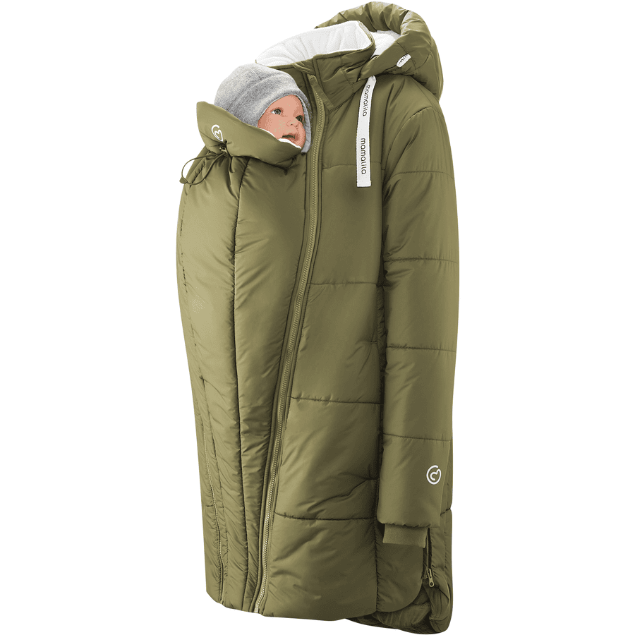 mamalila Äitiystakki Carry Coat Copenhagen khaki