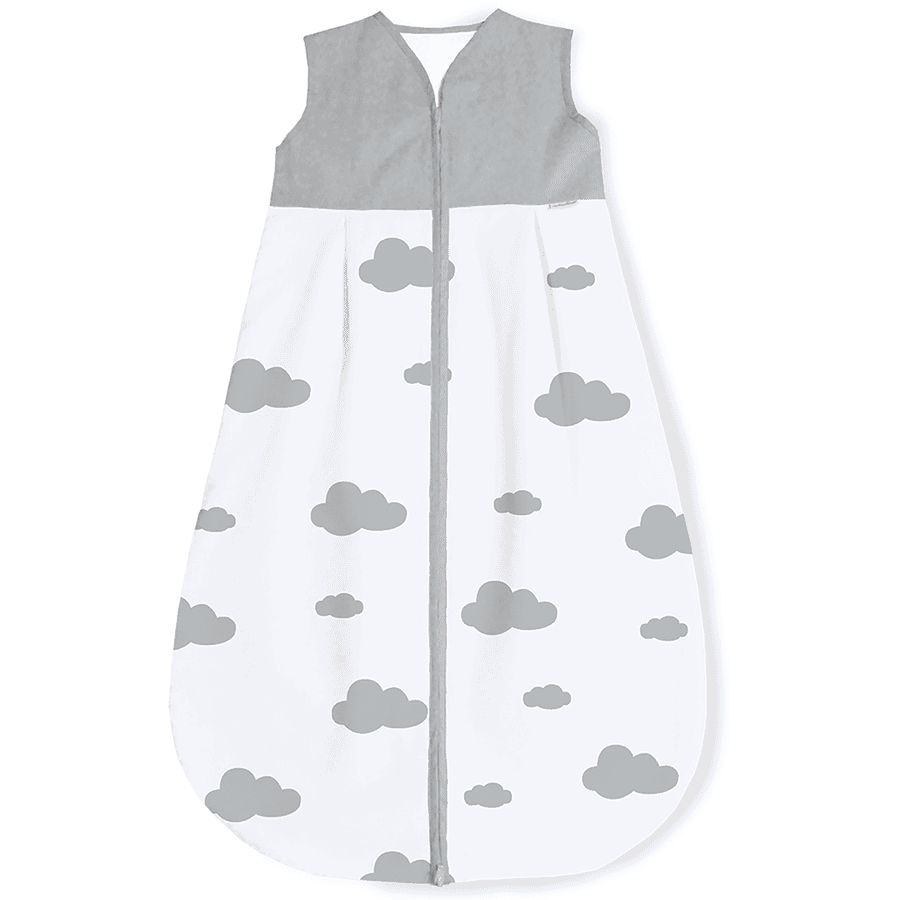 Pinolino Saco de dormir de verano gris nube 70 - 130 cm