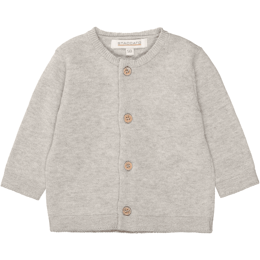 STACCATO Strickjacke grey melange
