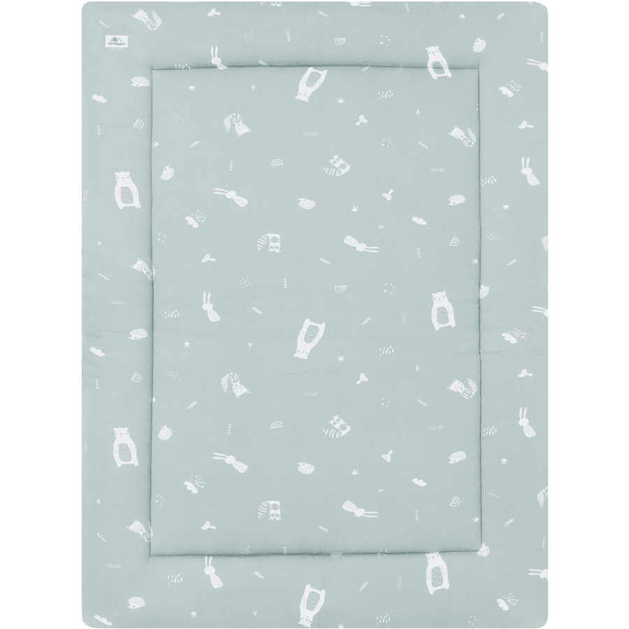 kindsgard Manta para gatear, suave 80 x 100 cm menta