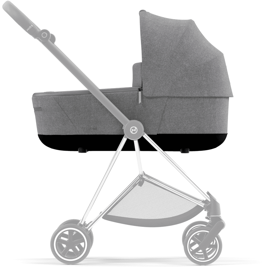 cybex PLATINUM Kinderwagenaufsatz Lux Carry Cot für New Mios Manhattan Grey Plus