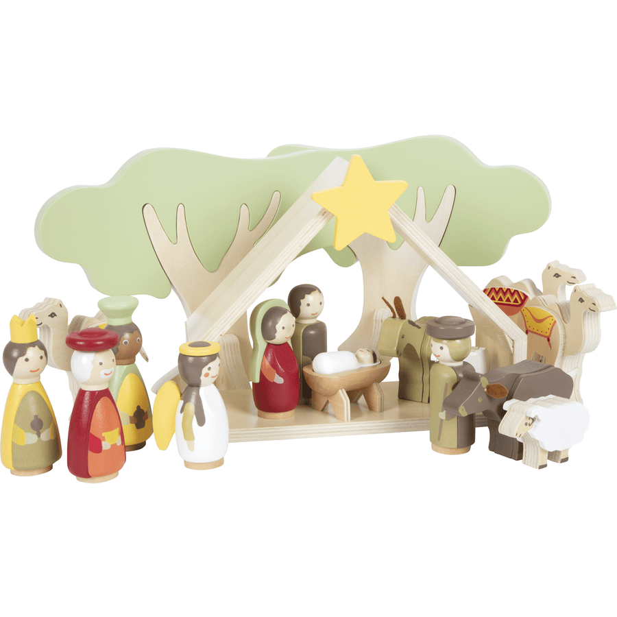 small foot® Figurines crèche de Noël bois