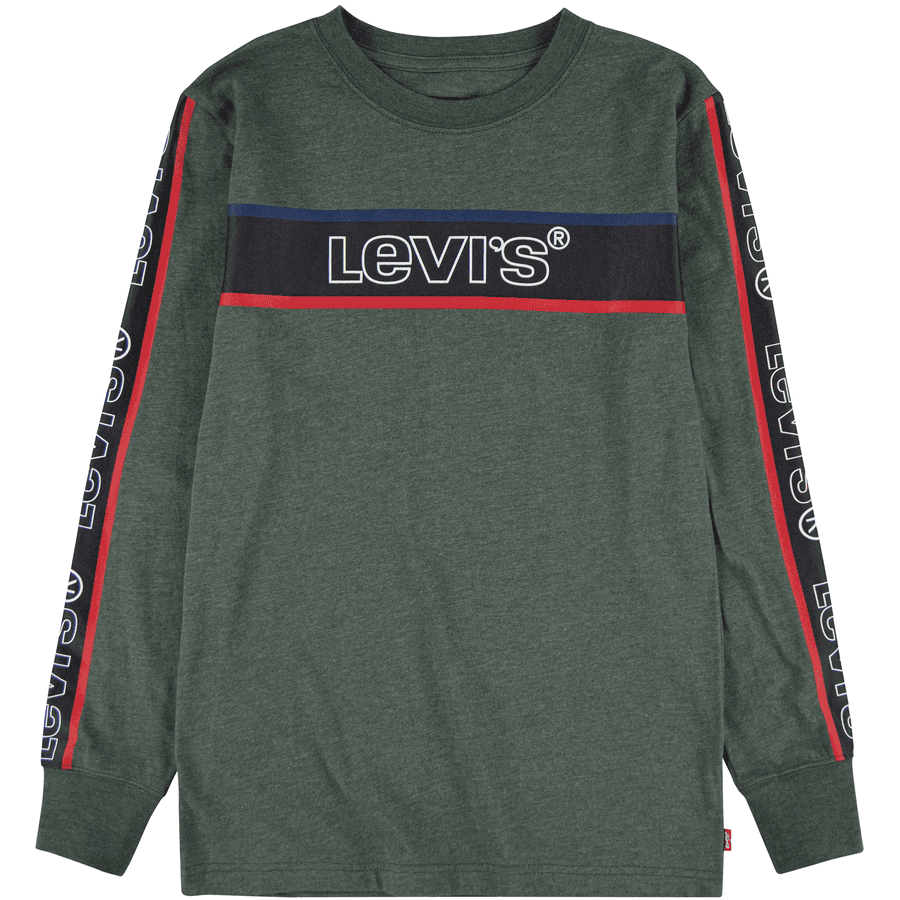 Levi's® Kids Shirt met lange mouwen groen 