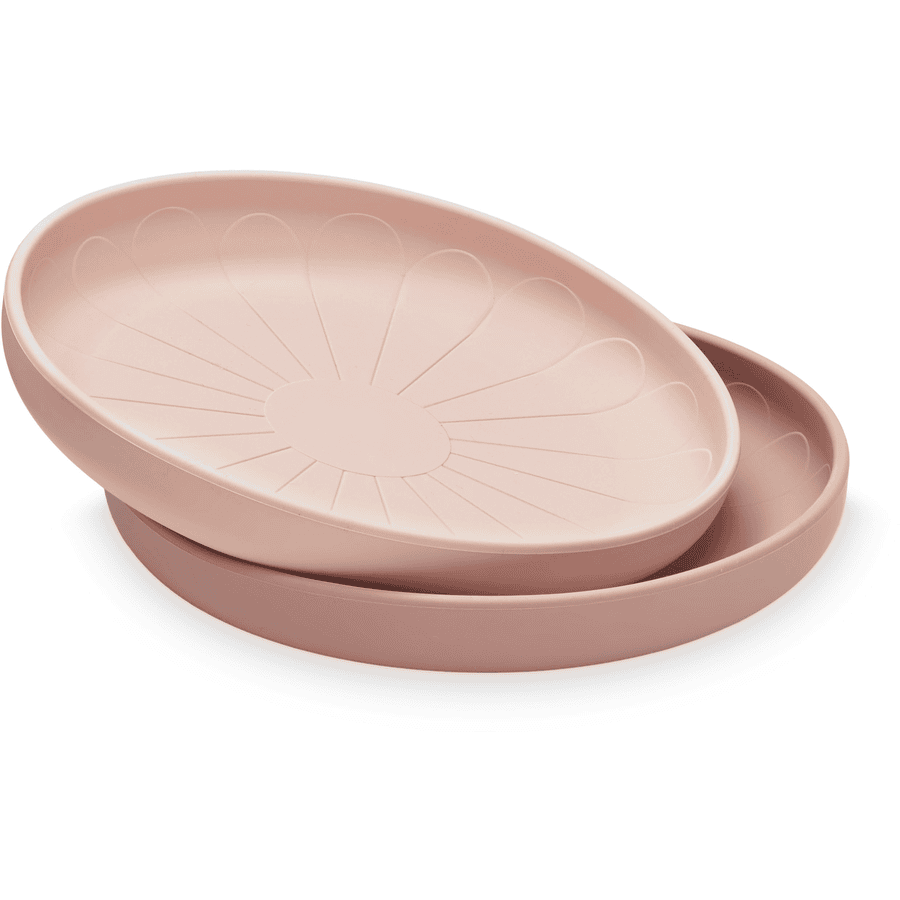Cam Cam® COPENHAGEN Silikonowa płytka kwiatowa, jasnoróżowa, opakowanie 2 szt.