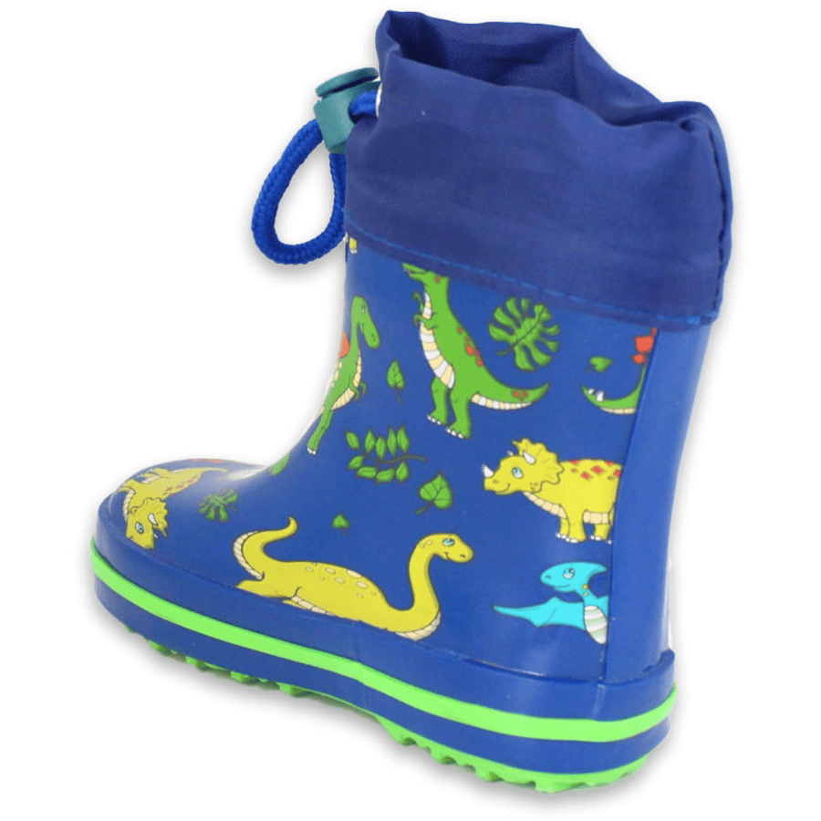 Beck stivale in gomma Dino azzurro YN6588