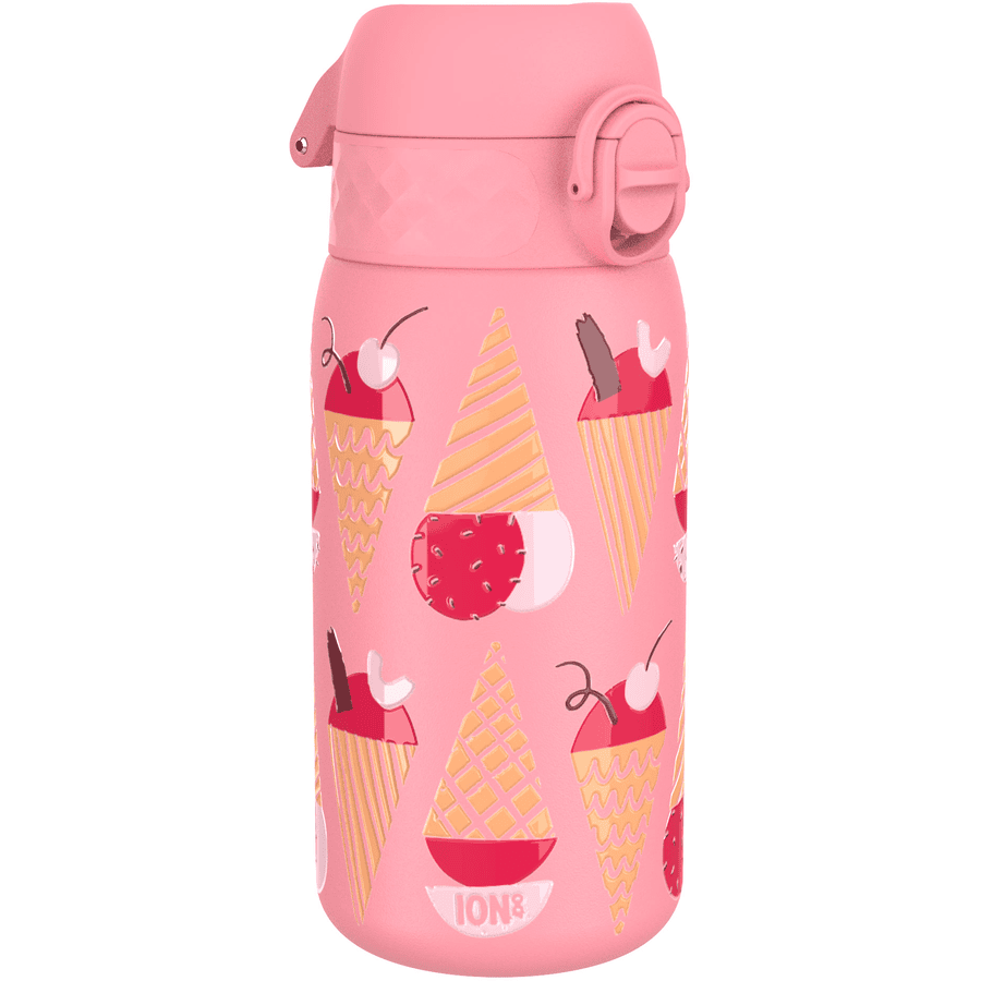 ion8 Kindertrinkflasche auslaufsicher 400 ml Eiscreme / rose