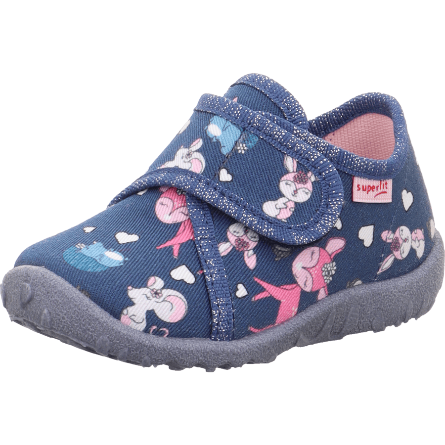 superfit Slipper Spotty vaaleansininen seepranharmaa (medium)