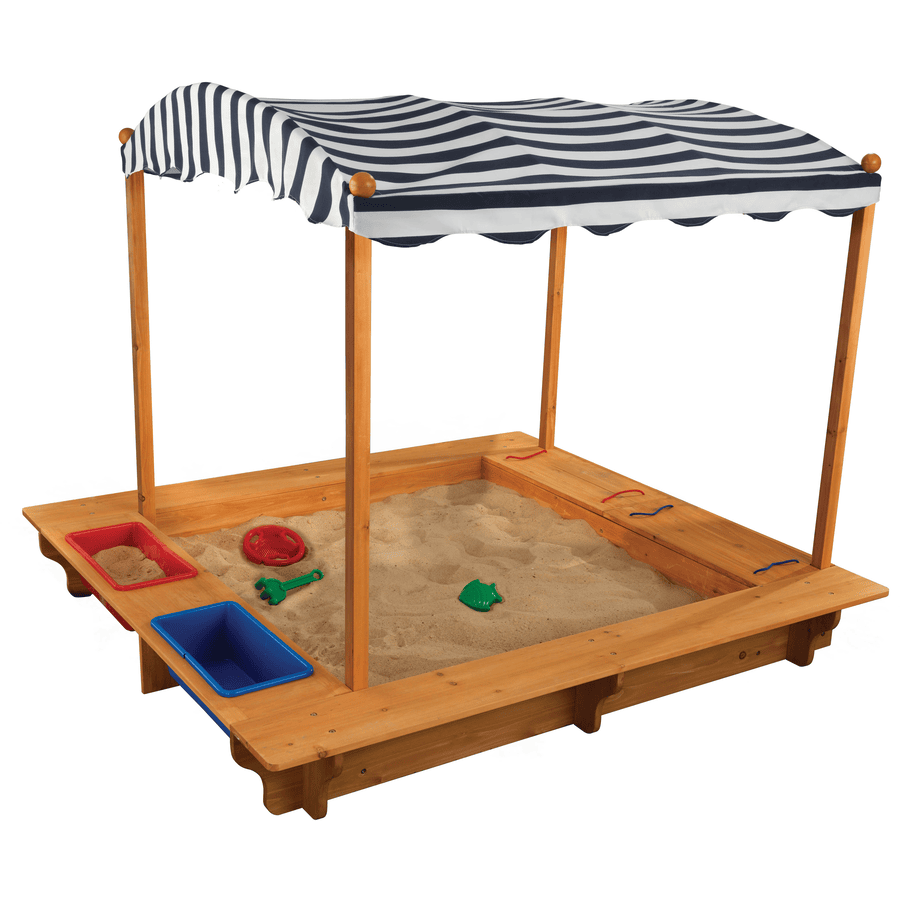 Kidkraft ® Skrzynia ogrodowa sand z daszkiem przeciwsłonecznym