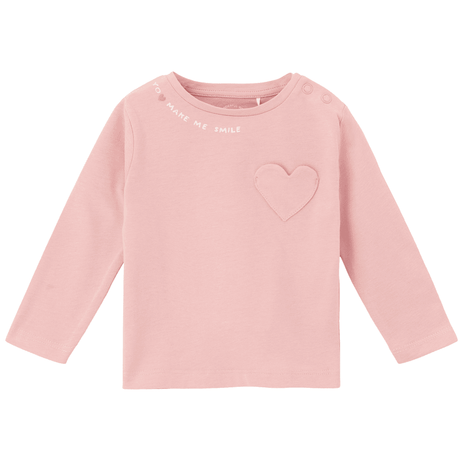 s. Olive r Långärmad skjorta hjärta rosa