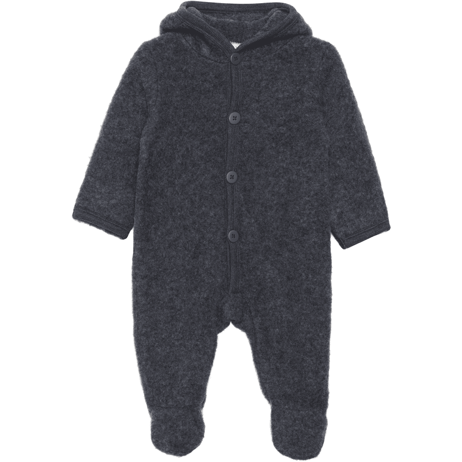 Fixoni Wool Overall Mørkegrå Melange